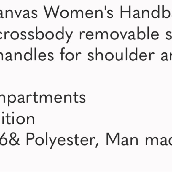 Chap Black Canvas Tote - Picture 5 of 5